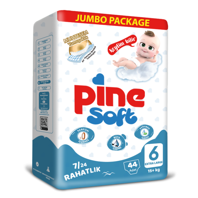 PINE SOFT JUMBO 6  /15+кг/ 44бр.